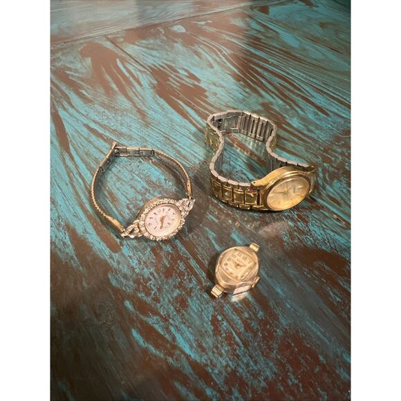 Lot Of 3 Vintage Ladies Watches Elgin, Lorus, & Benrus 10k RPG Read main image 7